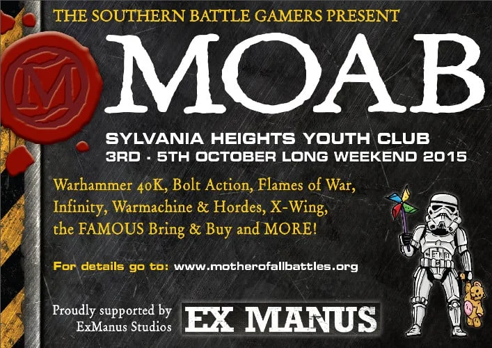 Ex Manus Studios is proud to sponsor MOAB 2015