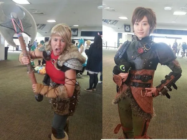 SMASH! cosplay - Astrid & Hiccup